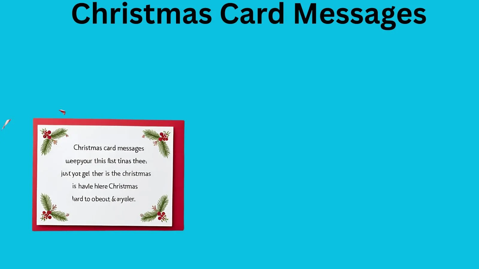 Christmas Card Messages