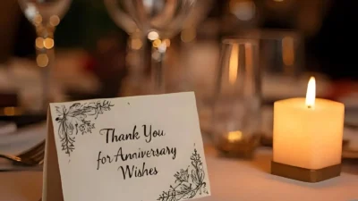 Thank You for Anniversary Wishes