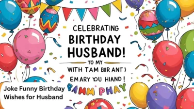 Joke Funny Birthday Wishes for Husband